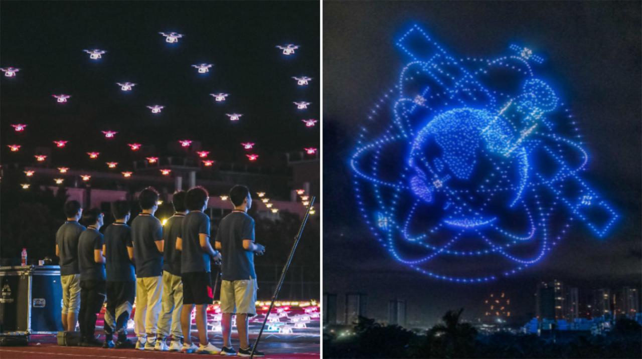 China new year drone show 2025