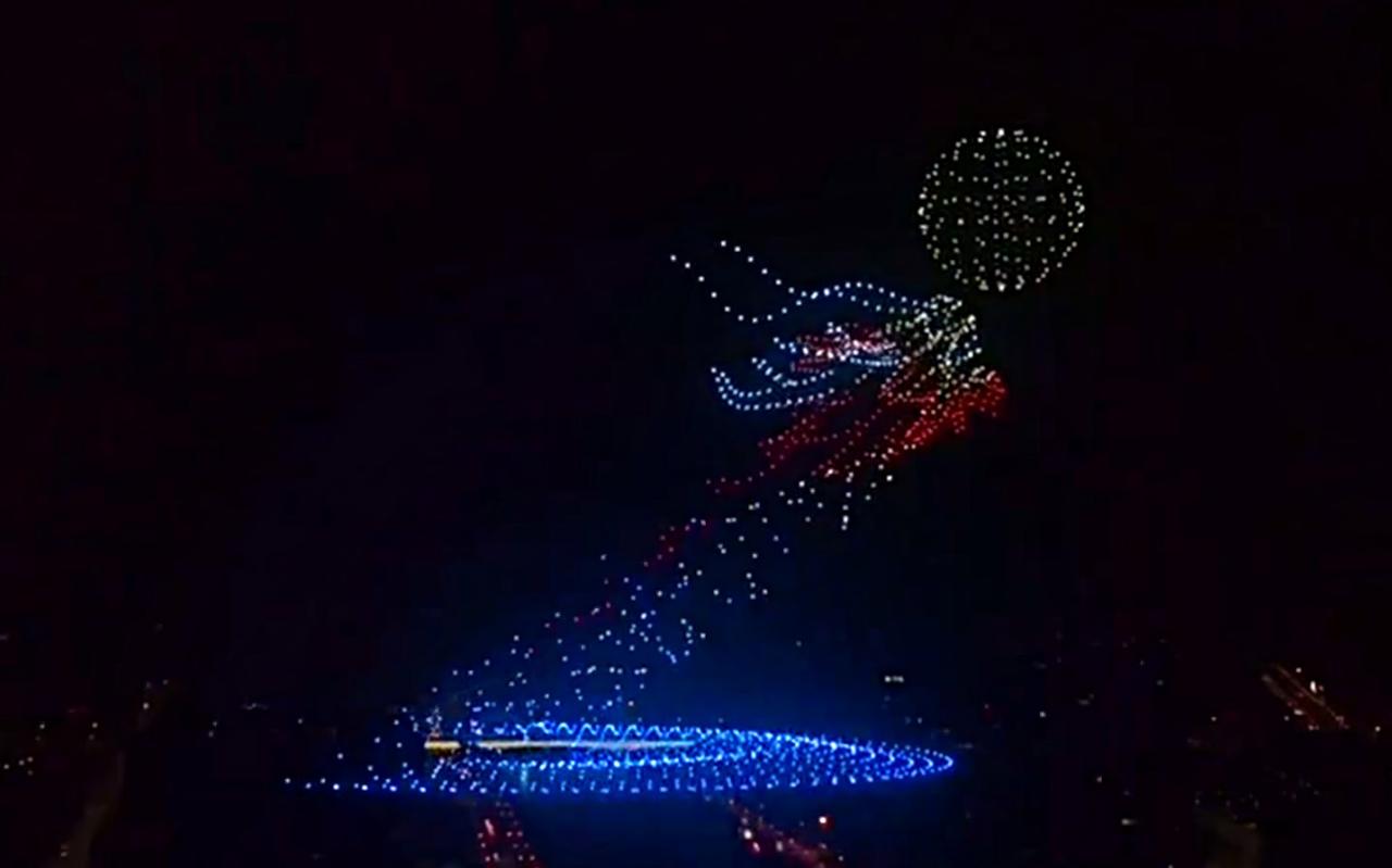 China new year drone show 2025